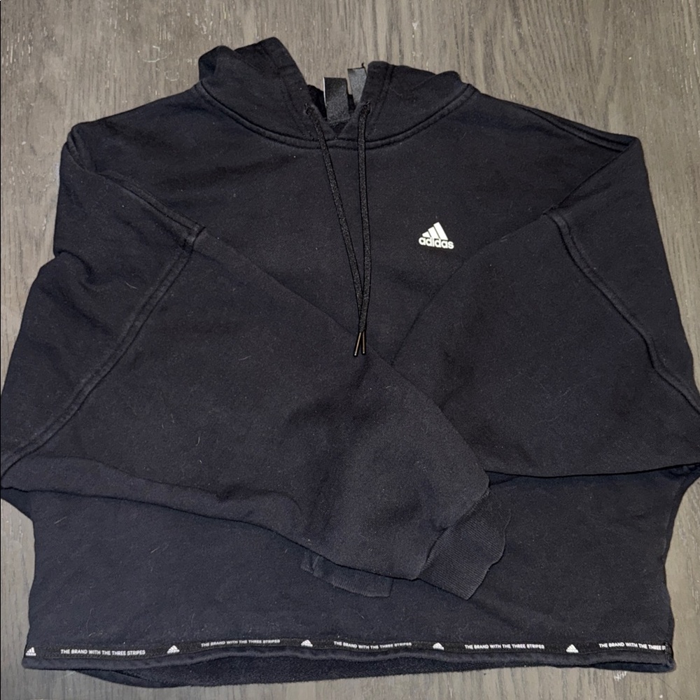 Small Adidas Cropped Hoodie.